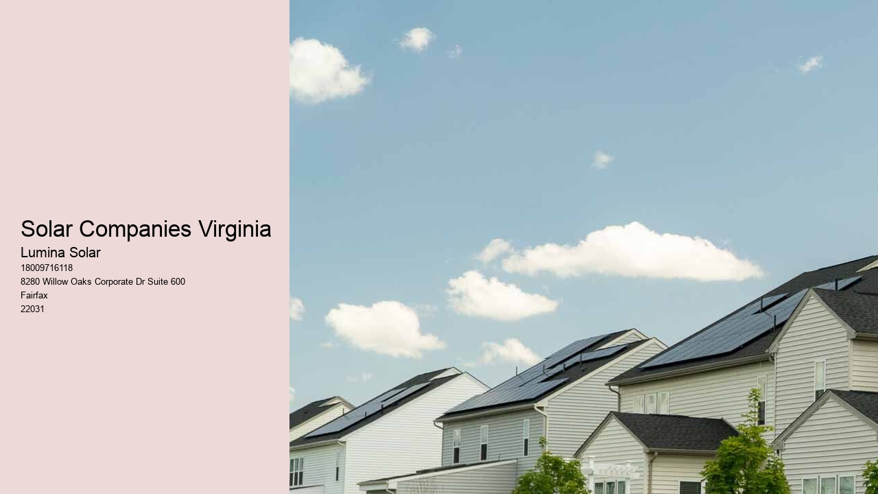 Solar Companies Virginia